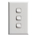 Legrand HPM Triple gang 10A WE