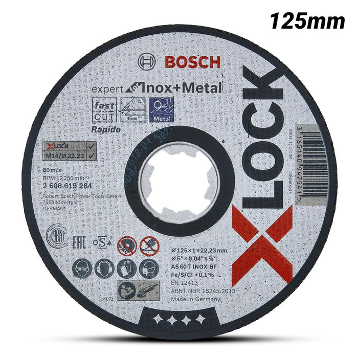 X-LOCK Expert for Inox & Metal  125 x 1 x 22.23 mm Straight Cutting Disc