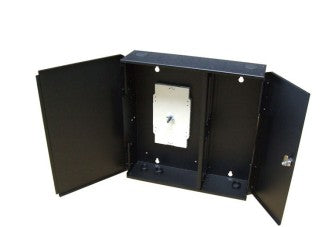 CDY DYNAMIX Wall Mount Fibre Panel 4 slot. Black Colour, Suppli