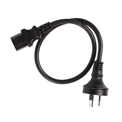 4Cabling 0.5m IEC C13 10A Power Cable Black