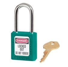 Brady Padlock 38mm keyed diff-green