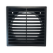 Manrose 150mm Designer Fixed Louvre Grill Painted Black Simx