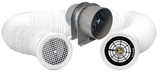 Manrose 150MM EL150S EXTRACT-A-LED FAN KIT STD Simx
