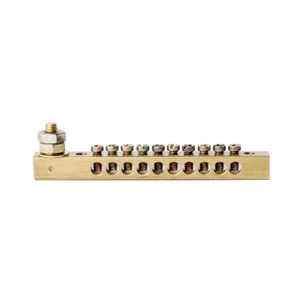 Teubel Earth bar 10 way one stud 6mm