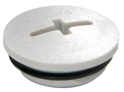 Wiska Polyamide Stop End, M25, 8mm, Grey, IP68