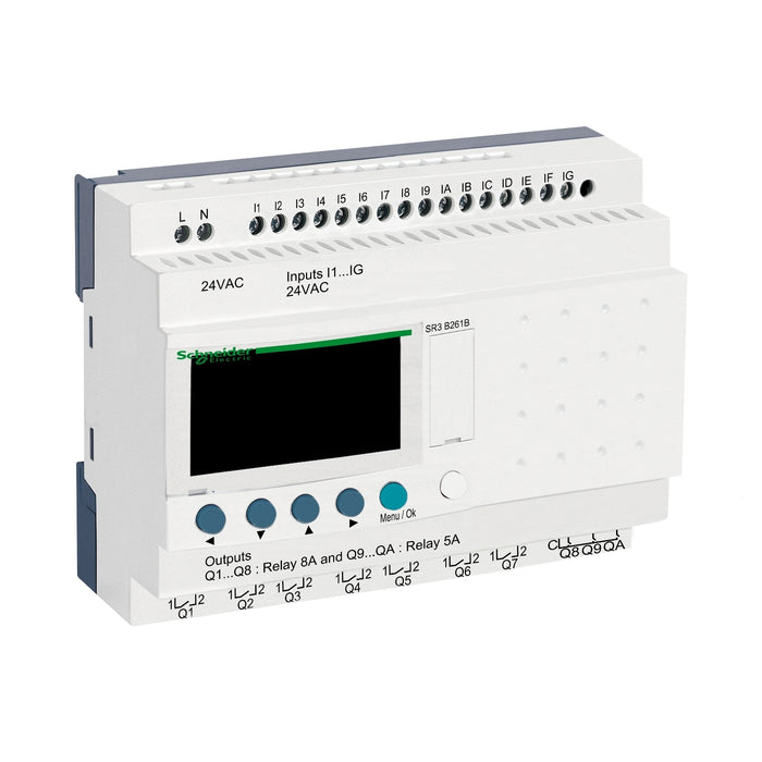 Schneider SR 26 I/O REL. 24VAC DISPL & CLK