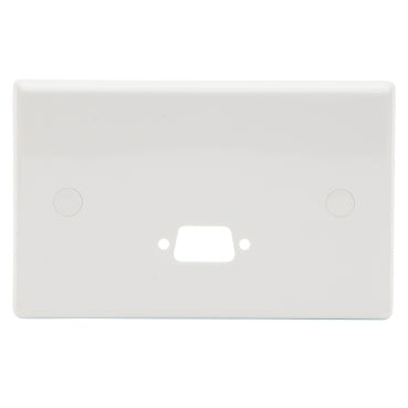 Pdl 514VH9/1 WHITE 9 WAY PLATE