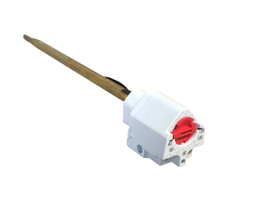 Cothm Thermostat Dairy Immersion 20A 40-120C 266mm 11'