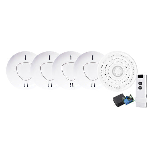 Arrowhead Smoke Detector Wireless Kit 4x Smoke