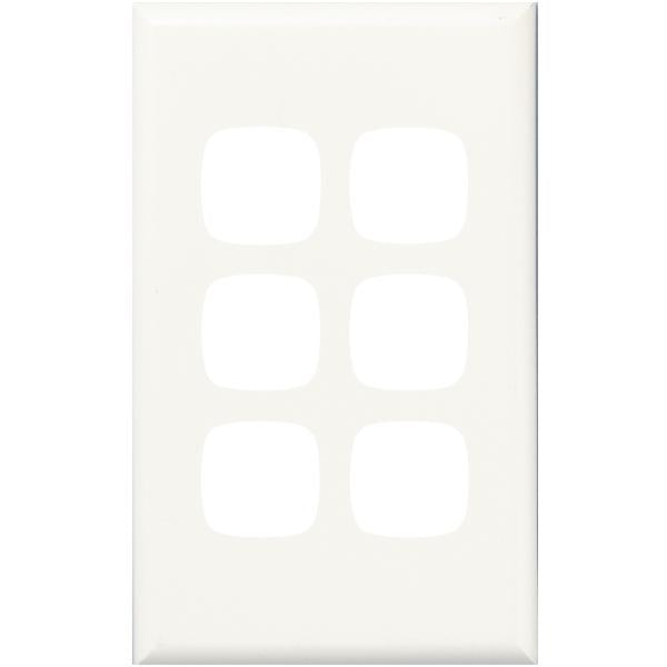 Legrand HPM Standard plate 6 gang