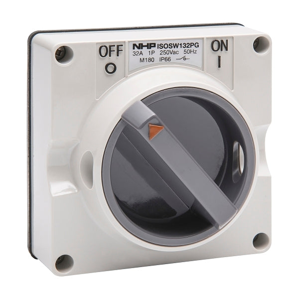 Iso Switch 2P 32A 250V no b/box — Scott Electrical