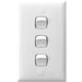 Legrand HPM Triple gang 10A