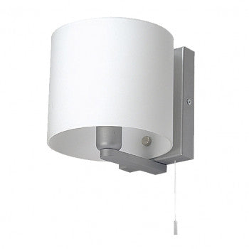 SUPERLUX WALLLIGHT WHITE CYL. SWITCHED