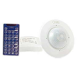 Orbis Sensor PIR Flush 360 x 7mtrs 2 Relay (Remote Additional)