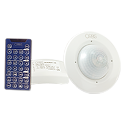 Orbis Sensor PIR Flush 360 x 7mtrs 2 Relay (Remote Additional)