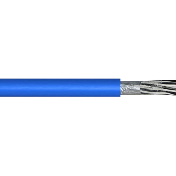 Firstflex 20 PAIR x 0.5mm SPVC OVERALL FOIL SCREEN BLUE