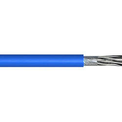 Firstflex 24 PAIR x 0.5mm SPVC OVERALL FOIL SCREEN BLUE Cable