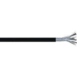 Firstflex 8 PAIR x 1.5mm SPVC OVERALL & INDIVIDUAL FOIL SCREEN BLACK