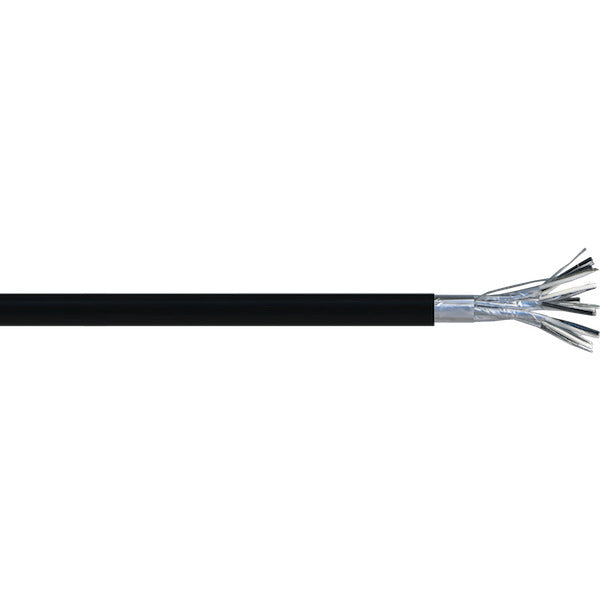 Firstflex 8 PAIR x 1.5mm SPVC OVERALL & INDIVIDUAL FOIL SCREEN BLACK