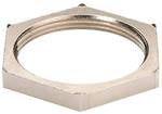 Wiska Nickel Plated Brass Locknut with EMC Earthing Claws -