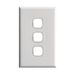 Legrand HPM Grid & plate only 3 gang WE