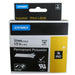 Dymo Rhino Permanent Polyester Black on White 9mm x 5.5m SD18482