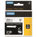 Dymo Rhino Permanent Polyester Black on White 19mm x 5.5m SD18484