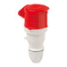 Walther-Werke CeeTyp IP44 Coupler - 16 Amp, 5 Pole, 415VAC, Red