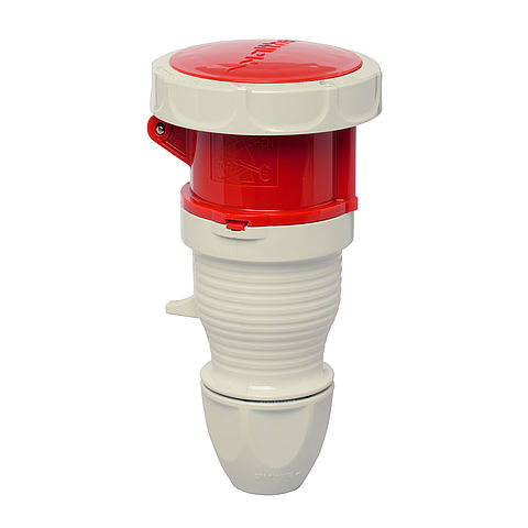 Walther-Werke CeeTyp IP67 Coupler - 32 Amp, 5 Pole, 415VAC, Red