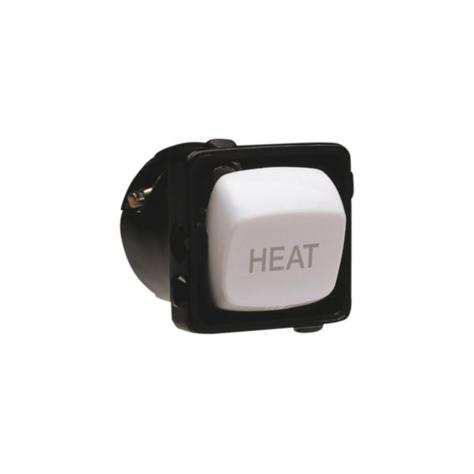 Legrand HPM Switch 10A  heat Black