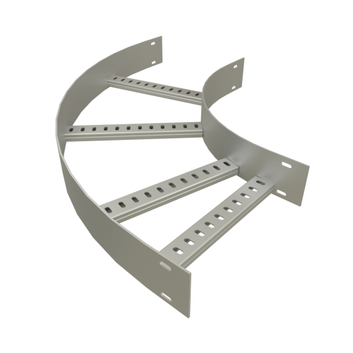 Unistrut 2087267 Bend 90 horiz AL16 300mm