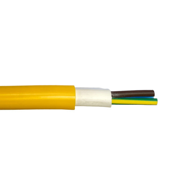 Firstflex 3x2.5 X90/SER105 0.6/1kV CHEMTUFF TWINSKIN FLEX YEL TIN