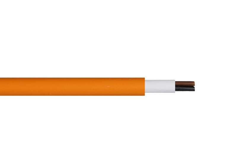 Firstflex 2.5mm 4 core rubber flex Orange