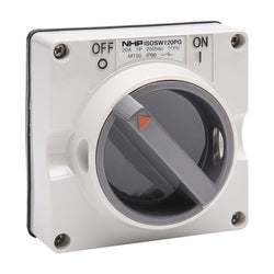 Iso Switch 2P 20A 250V no b/box