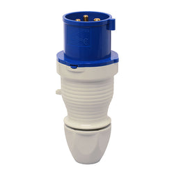 Walther-Werke CeeTyp IP44 Plug - 32 Amp, 3 Pole, 240VAC, Blue