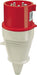 Walther-Werke CeeTyp IP44 Plug - 16 Amp, 4 Pole, 415VAC, Red