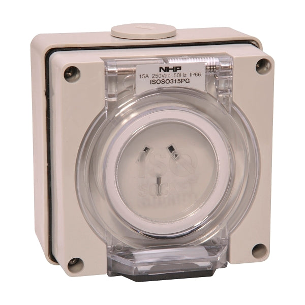 Iso Socket outlet 1PH 15A 250VAC — Scott Electrical