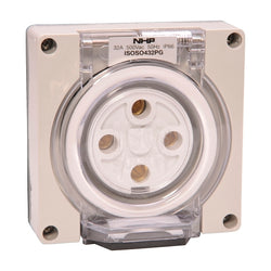 Iso Socket outlet 4 pin 32A 500V