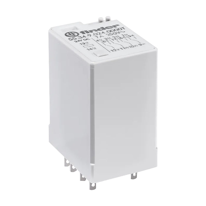 Finder Miniature GP Relay 7A 4C/O 48VDC Coil Railway Spec