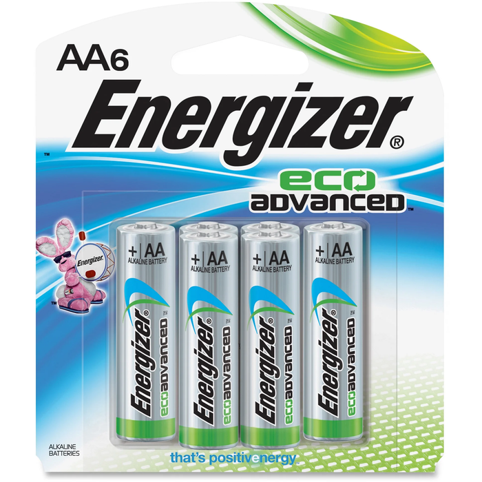 Energizer EcoAdvanced Battery AA (6pk)