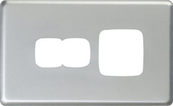 Legrand HPM Cover plate 1 outlet & sw H MS