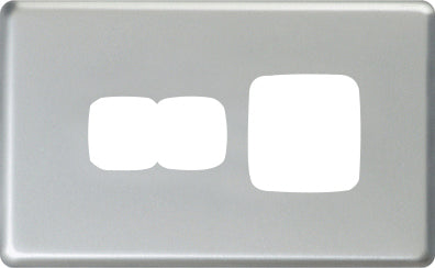 Legrand HPM Cover plate 1 outlet & sw H MS