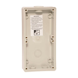 Iso Enclosure 2 gang shallow