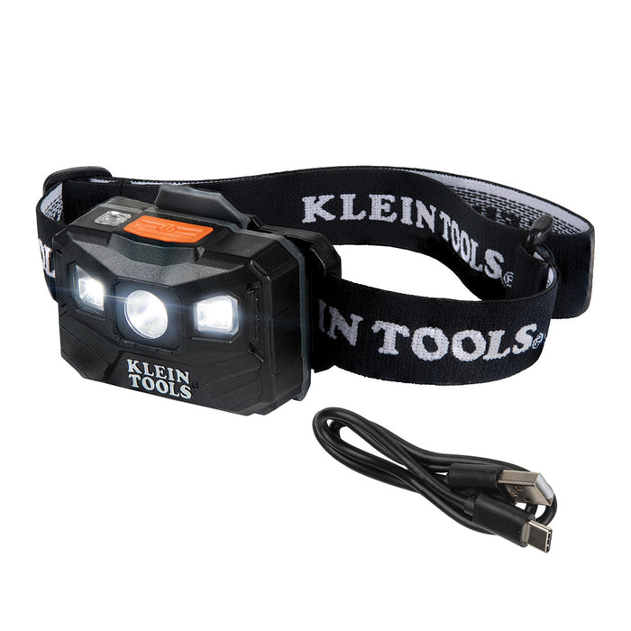 KLEIN RECHARGEABLE HEADLAMP 400 LUMENS ALL DAY RUNTIME