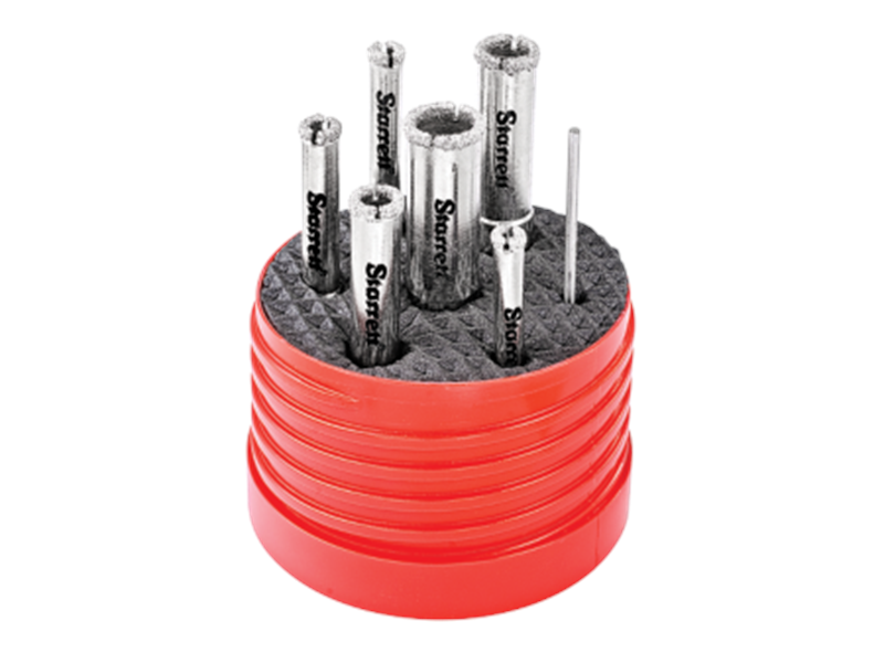 Starrett Diamond Tile Drill Kit EVA Case