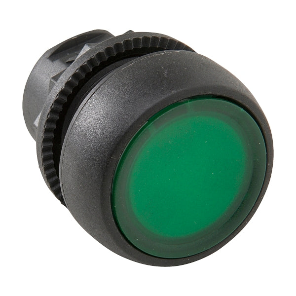 Allen Bradley Push button flush ill green