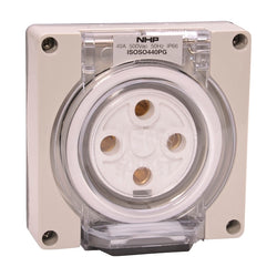 Iso Socket outlet 4 pin 40A 500V