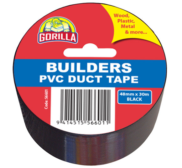 Holdfast Gator Builders PVC Duct Tape 48mm x 30mr Silver Hangsell