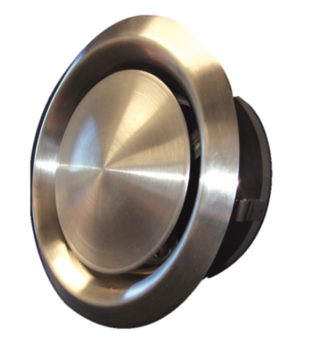 Manrose 150mm Stainless Steel Ceiling Diffuser Simx