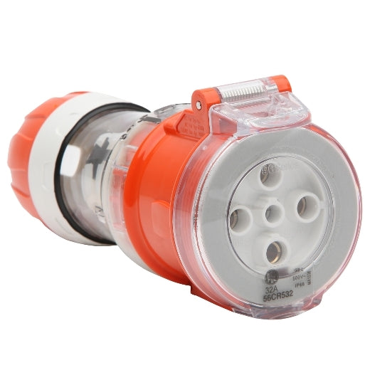 Pdl Cord connector 5 pin 32A 500V — Scott Electrical